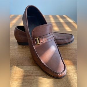 Salvatore Ferragamo Brown Loafers 10.5